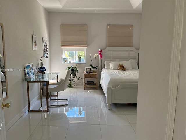 10012 NW 7th St Unit 203, Miami, FL 33172 - tiled bedroom featuring baseboards