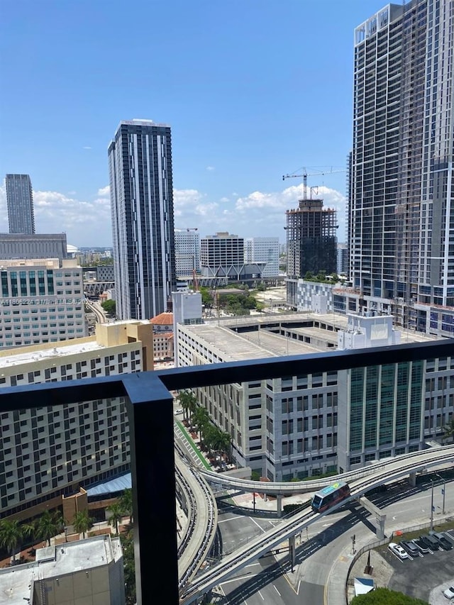 398 NE 5th St Unit 1619, Miami, FL 33132 - balcony featuring a city view