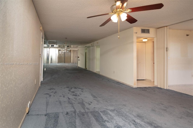 900 Saint Charles Pl Unit 616, Pembroke Pines, FL 33026 - corridor with carpet and a textured ceiling