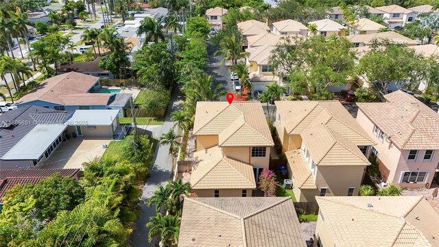 1282 Grant Ct, Hollywood, FL 33019 - aerial view of residential area