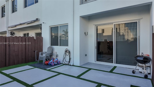 view of patio / terrace with fence