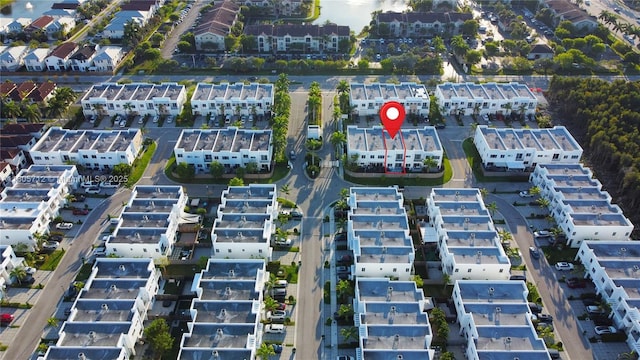 aerial overview of property's location