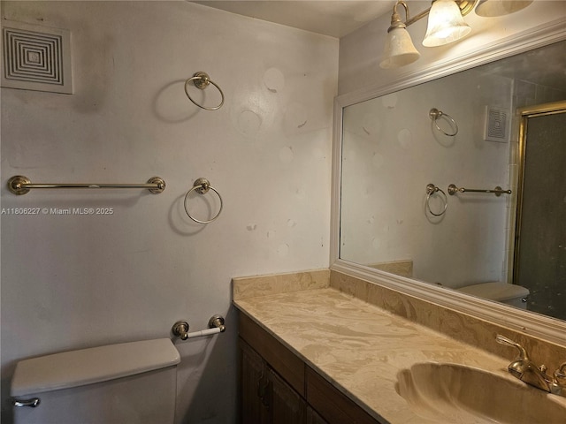 8620 N Sherman Cir Unit 202, Miramar, FL 33025 - full bathroom with toilet, a stall shower, and vanity
