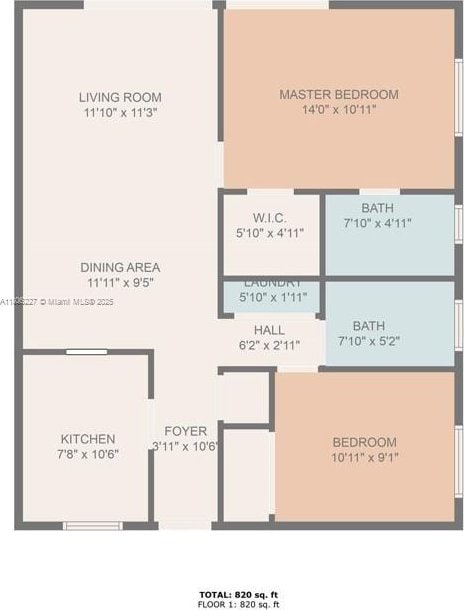 8620 N Sherman Cir Unit 202, Miramar, FL 33025 - room layout