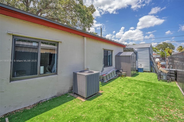 1635 NE 174th St, North Miami Beach, FL 33162 - view of yard with central air condition unit