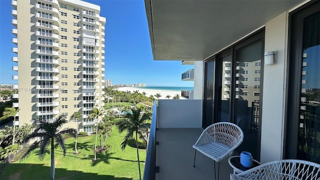 180 Seaview Ct Unit 706, Marco Island, FL 34145 - balcony with a water view
