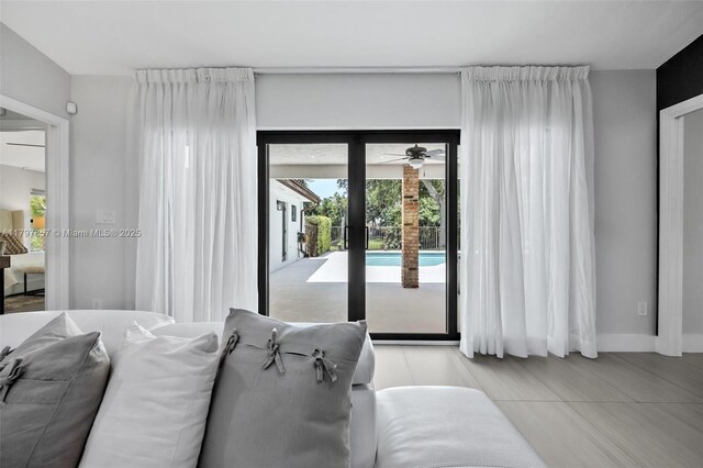 11850 SW 42nd Ct, Davie, FL 33330 - bedroom featuring access to outside and baseboards