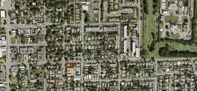 1231 N 16th Ct, Hollywood, FL 33020 - aerial overview of property's location