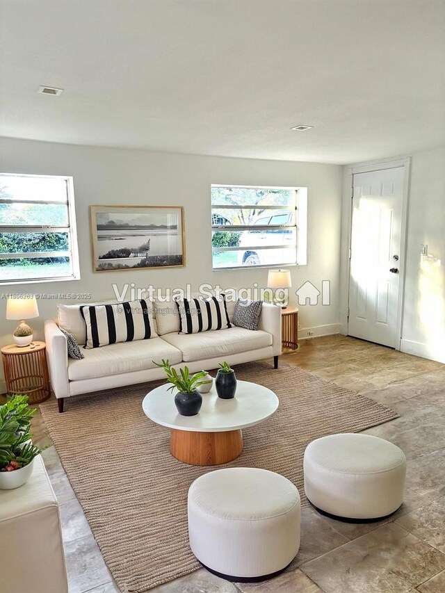 1416 SW 33ct, Fort Lauderdale, FL 33315 - living room featuring healthy amount of natural light