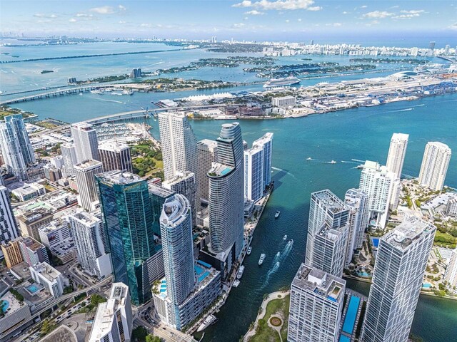 300 Biscayne Boulevard Way Unit 4507W, Miami, FL 33131 - view of urban area featuring a notable bridge and a large body of water