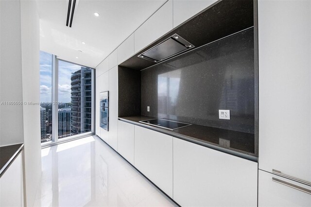 300 Biscayne Boulevard Way Unit 4507W, Miami, FL 33131 - detailed view of black electric stovetop and recessed lighting