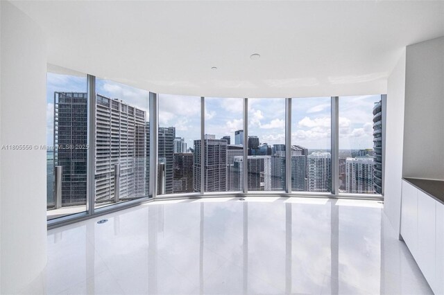 300 Biscayne Boulevard Way Unit 4507W, Miami, FL 33131 - tiled spare room with a city view