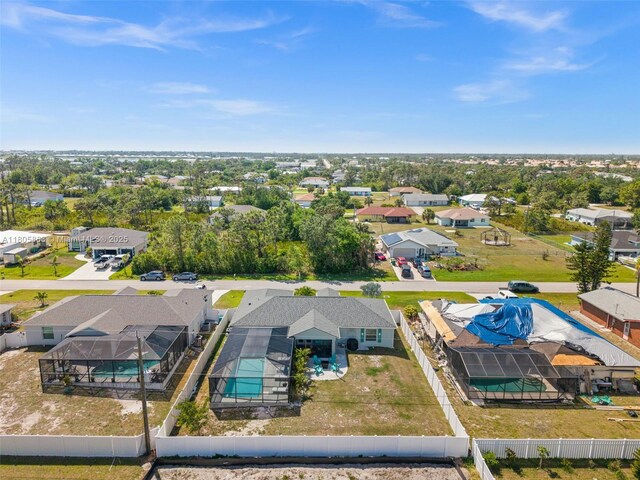 7434 Ashtabula St, Englewood, FL 34224 - aerial view of residential area with a pool