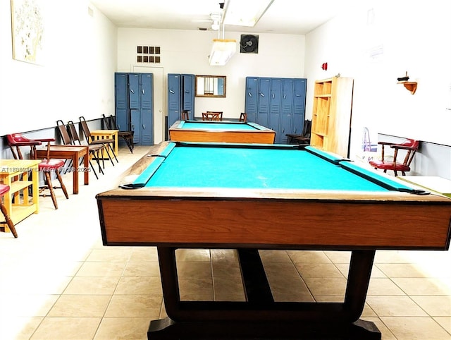1280 NW 43rd Ave Unit 205, Lauderhill, FL 33313 - rec room featuring billiards table and tile patterned floors