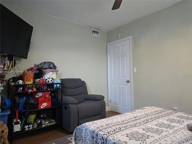 6626 SW 1st Ct, Pembroke Pines, FL 33023 - bedroom featuring wood finished floors and ceiling fan