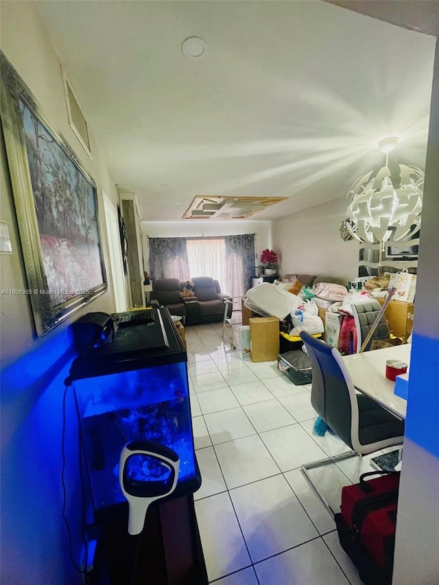 17101 NW 57th Ave Unit 314, Miami Gardens, FL 33055 - sunroom / solarium featuring a chandelier