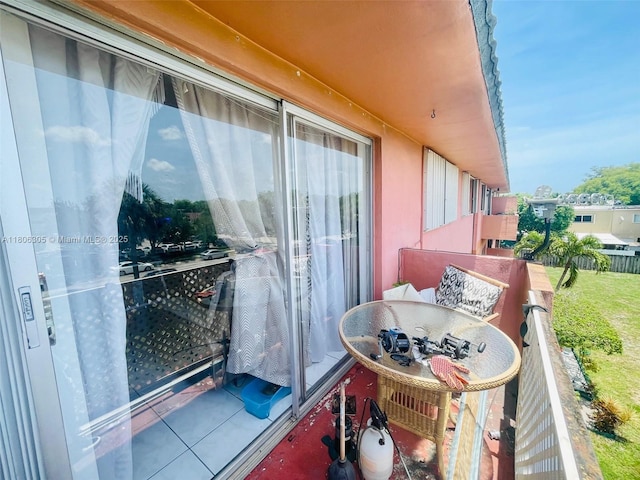 17101 NW 57th Ave Unit 314, Miami Gardens, FL 33055 - balcony with outdoor dining space