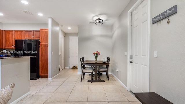 2801 SW 81st Ter, Miramar, FL 33025 - dining area with light tile patterned floors, recessed lighting, and baseboards