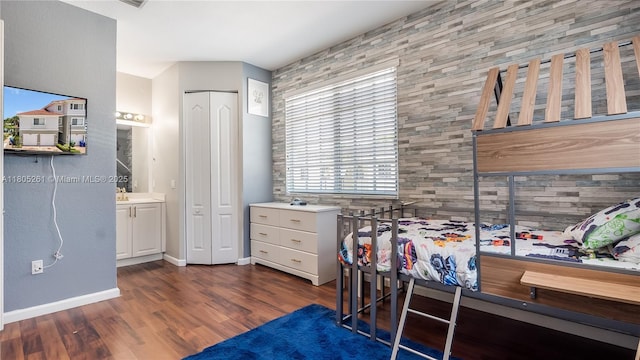 2801 SW 81st Ter, Miramar, FL 33025 - bedroom with wood finished floors and baseboards