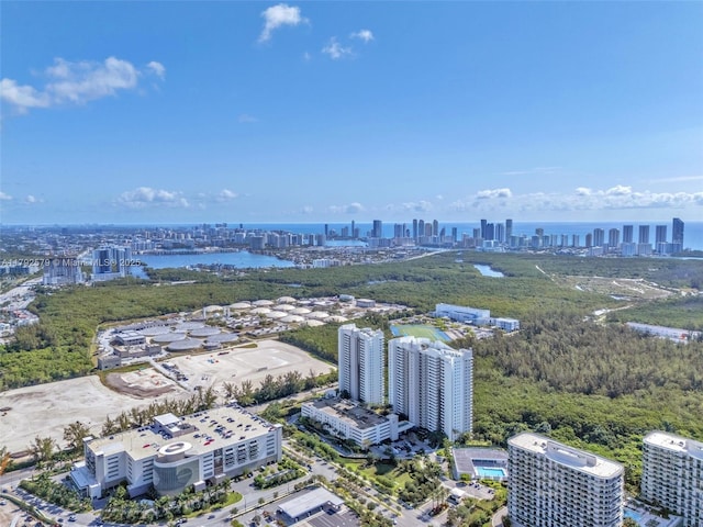 14951 Royal Oaks Ln Unit 2105, North Miami, FL 33181 - aerial view of city skyline and a large body of water
