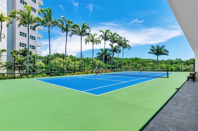 14951 Royal Oaks Ln Unit 2105, North Miami, FL 33181 - view of tennis court featuring community basketball court