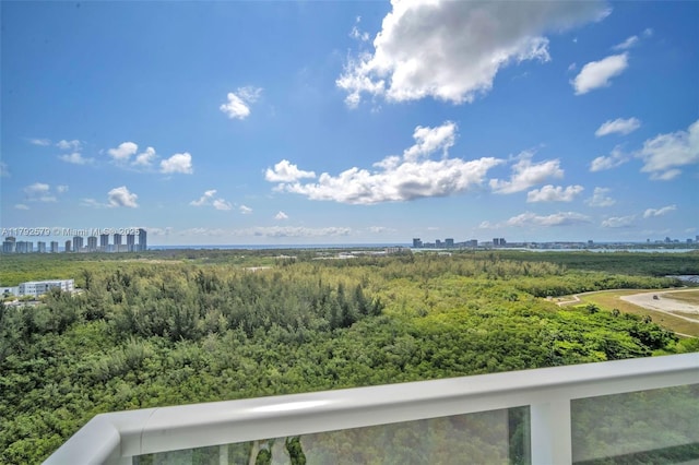 14951 Royal Oaks Ln Unit 2105, North Miami, FL 33181 - water view with a forest