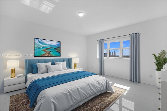14951 Royal Oaks Ln Unit 2105, North Miami, FL 33181 - bedroom featuring light tile patterned flooring