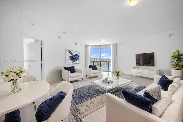 17301 Biscayne Blvd Unit 1108, Aventura, FL 33160 - living area with expansive windows