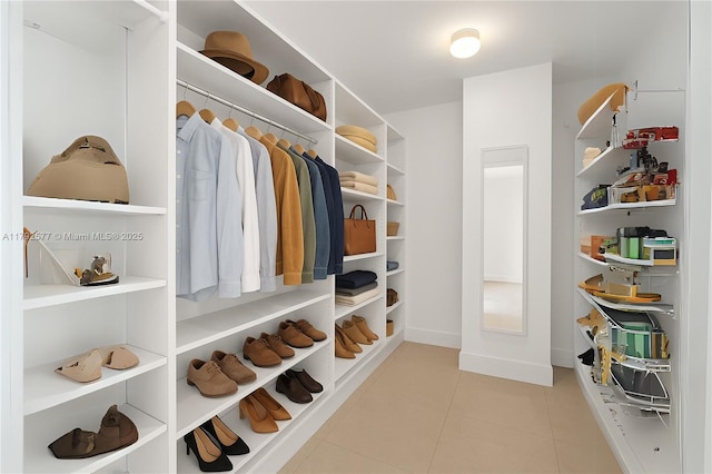 17301 Biscayne Blvd Unit 1108, Aventura, FL 33160 - walk in closet featuring tile patterned flooring