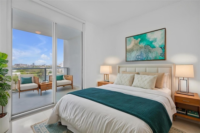 17301 Biscayne Blvd Unit 1108, Aventura, FL 33160 - bedroom featuring a closet and a view of city