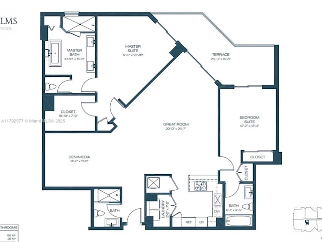 17301 Biscayne Blvd Unit 1108, Aventura, FL 33160 - view of room layout