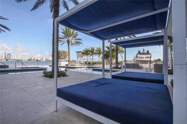 17301 Biscayne Blvd Unit 1108, Aventura, FL 33160 - view of patio with a community pool