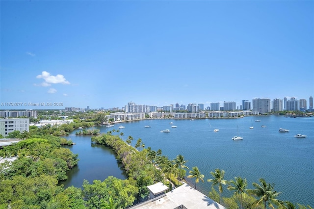 17301 Biscayne Blvd Unit 1108, Aventura, FL 33160 - water view featuring city skyline