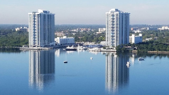 17301 Biscayne Blvd Unit 1108, Aventura, FL 33160 - water view featuring nearby urban area