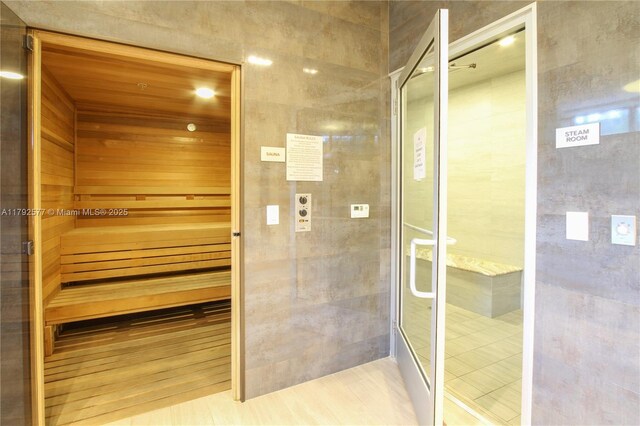 17301 Biscayne Blvd Unit 1108, Aventura, FL 33160 - sauna with wood finished floors