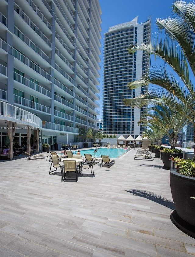 1250 S Miami Ave Unit 3106, Miami, FL 33130 - community pool featuring a patio area