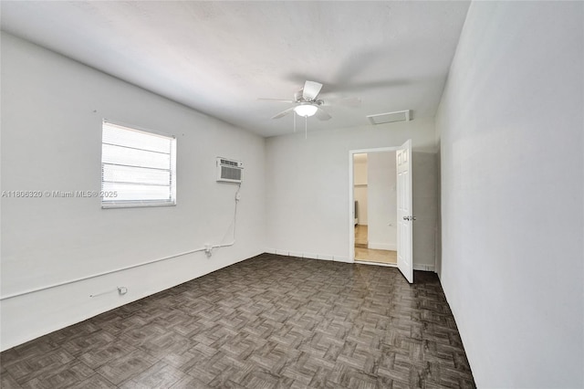 5861 NW 18th Ct, Sunrise, FL 33313 - spare room featuring attic access and a wall mounted AC