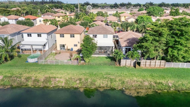 1136 NE 41st Ave, Homestead, FL 33033 - aerial view of residential area featuring a large body of water