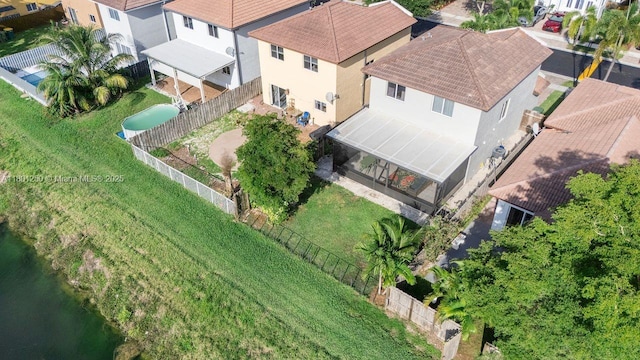 1136 NE 41st Ave, Homestead, FL 33033 - aerial perspective of suburban area with a large body of water