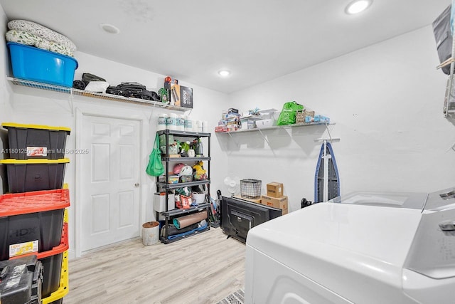 1136 NE 41st Ave, Homestead, FL 33033 - storage room featuring washing machine and clothes dryer