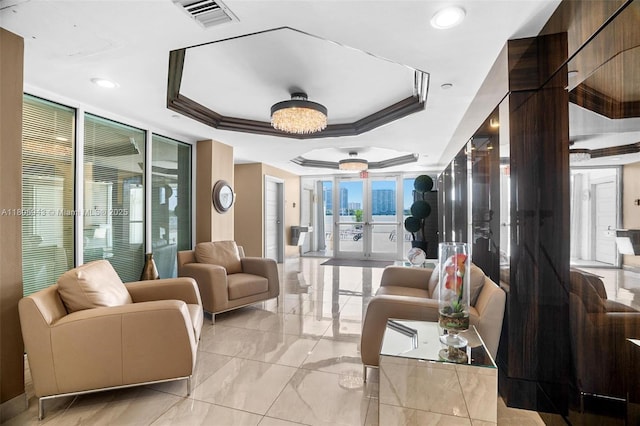 18000 N Bay Rd Unit 803, Sunny Isles Beach, FL 33160 - community lobby with a wall of windows