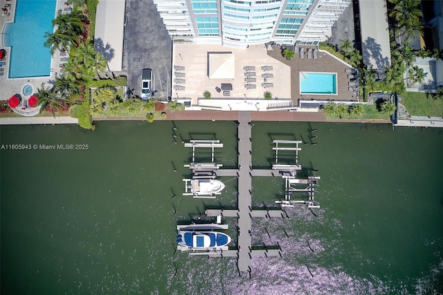 18000 N Bay Rd Unit 803, Sunny Isles Beach, FL 33160 - view of subject property featuring a pool area and a large body of water