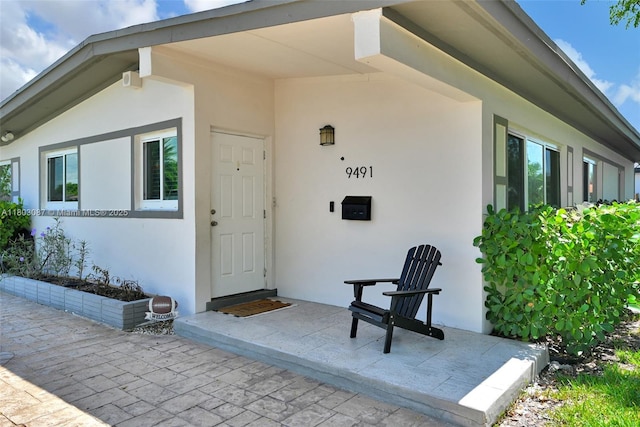 9491 SW 54th St, Miami, FL 33165 - property entrance with stucco siding
