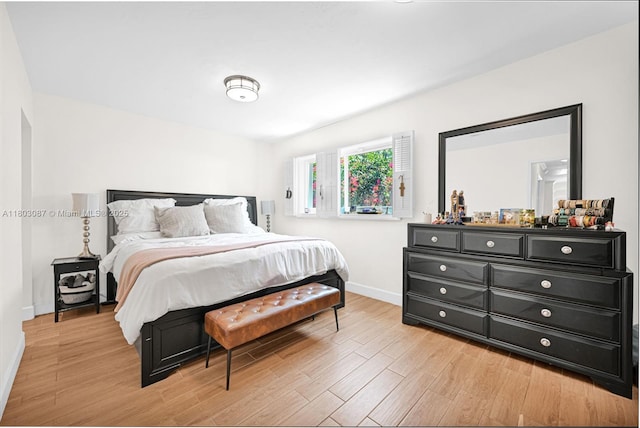 9491 SW 54th St, Miami, FL 33165 - bedroom with baseboards and light wood finished floors