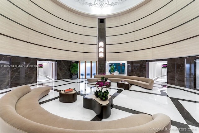 300 S Pointe Dr Unit 2005, Miami Beach, FL 33139 - lobby featuring a high ceiling