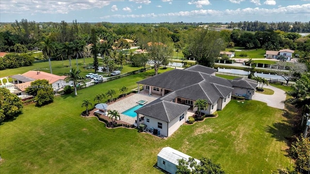 4800 SW 141st Ave, Miramar, FL 33027 - aerial view of property and surrounding area featuring a pool