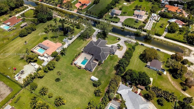 4800 SW 141st Ave, Miramar, FL 33027 - aerial view of property's location with a nearby body of water and a pool area