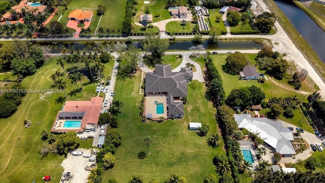 4800 SW 141st Ave, Miramar, FL 33027 - aerial view of property's location featuring a pool and a large body of water