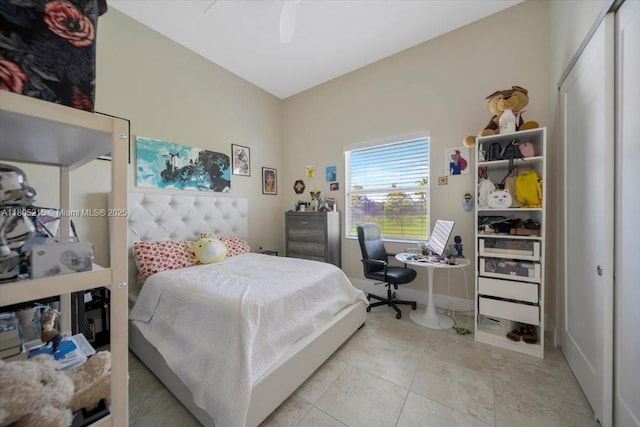 4800 SW 141st Ave, Miramar, FL 33027 - tiled bedroom with an office area