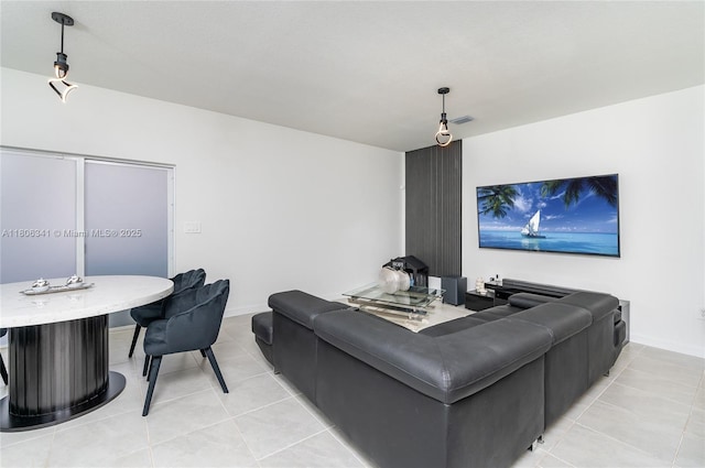 26480 SW 148th Ct Unit 26480, Homestead, FL 33032 - living room with light tile patterned floors and baseboards
